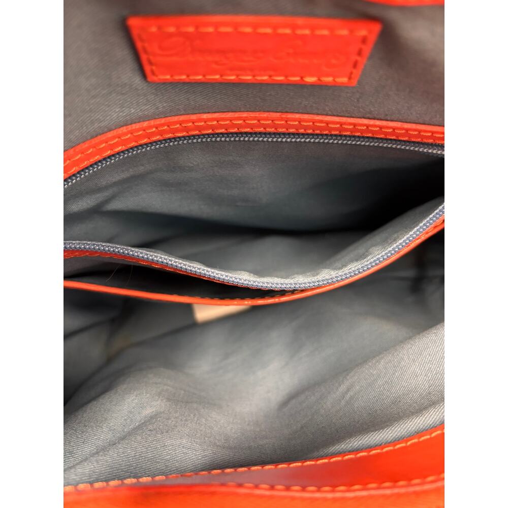 Dooney & Bourke Melon Orange Patent Leather Tote AS IS #79777 - Picture 10 of 14